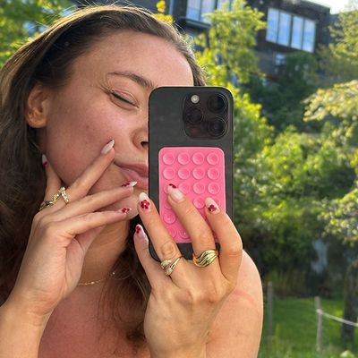 Silicone Phone Holder Pink